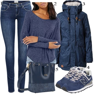 Outfit sa Plava Niska Tenisica New Balance "Savršen za slobodno vrijeme"