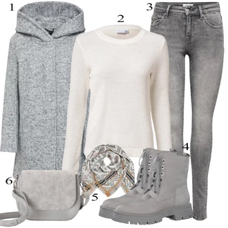 Outfit sa Pink/Crvena/Svjetlosiva Kaput od Vunenog Flisa/Pleteni Kaput/Kaput od Flisa/Kaput od Tvida/Scuba Kaput/Pleteni Flis Kaput/Sako Kaput/Usko Krojena Kaputa/Kratki Kaput Only "Savršen za zimu"