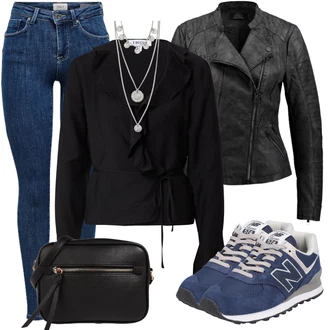 Outfit sa Plava Niska Tenisica New Balance "Lijepi outfit za slobodno vrijeme"