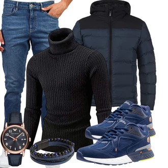 Winter Outfits Mit Kapuze mit Schwarz Unkategorisiert Indicode "Modisches Winter Outfit"