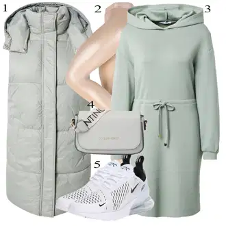 Outfit sa Pink/Bež/Plava Hulahopke Wolford "Tvoj otmjeni outfit"