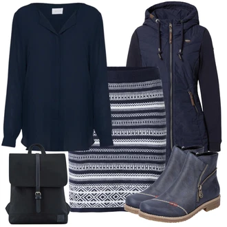 Dlouhé Outfit s Tmavě modrá Kožená bunda pro muže/Hedvábná Halenka/Businessová Halenka/Jednobarevná Halenka/Halenka s Dlouhým Rukávem/Halenkové Body/Žehlení odolná blůza/Slip-on Halenka/Blůza s knoflíčkem/Halenka se Stojatým Límcem Vila "Outfity na zimu"