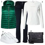 Zimske Outfiti Tele Dolžina za dame image