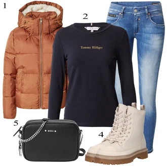 outfit mit Herrlicher "Zimska oblačila"