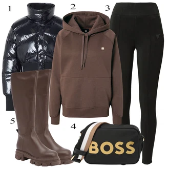 outfit mit AllSaints "Zimska oblačila"