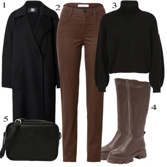 outfit mit Črna/Rdeča Women's Uncategorized Brax "Zimska oblačila"