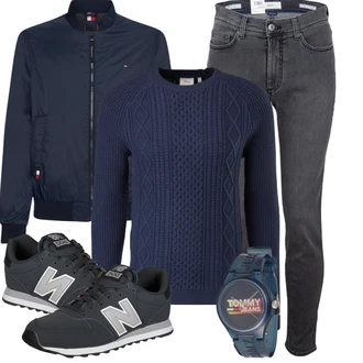 Outfit mit Schwarz Sneaker New Balance "Perfekt für die Freizeit"