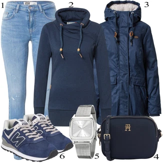 Outfit sa Plava Niska Tenisica New Balance "Tvoj otmjeni outfit"