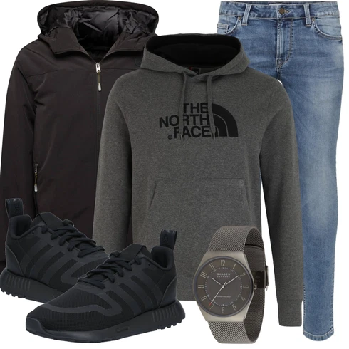 Flache Schwarz/Grau/Dunkelblau/Dunkelgrau Sommer Sneaker/Schnürschuh/Sneaker Low/Schmaler Sneaker/Winter Sneaker Adidas Originals kombinieren