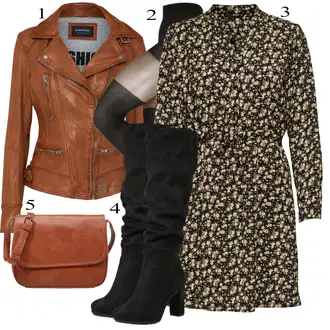 Punije Outfit sa Tamnozelena/Zeleno Bluza I Tunika/Haljina/Haljina Veći Broj/Tunika Only "Tvoj otmjeni outfit"
