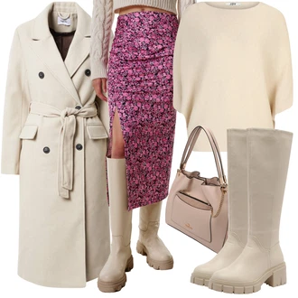 Outfit s Taška Přes Rameno river island "Perfektní na zimu"