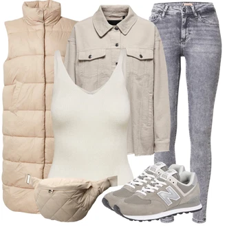 Manšestr Outfit s Šedá/Béžová/Hnědá/Khaki Přechodné Bundy/Jarní bunda/Udržitelná bunda/Manšestrová Bunda/Cargo bunda/Košilová bunda/Letní Bund Only "Perfektní na zimu"