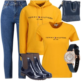Outfity špatného vkusu 90tá léta s Modrá/Lilové barvy/Tmavě modrá/Světle modrá Jeggings/Kalhoty s Vysokým Pasem/Džínové Legíny/Skinny Kalhoty/Kalhoty se Štěrbinou VERO MODA "Perfektní na zimu"Look: Styl, 90tá léta, Cool