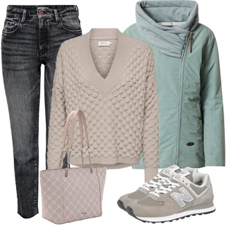 Outfity na zimu s Zelená/Světle zelená/Modrá Nezařazené Alife and Kickin "Perfektní na zimu"