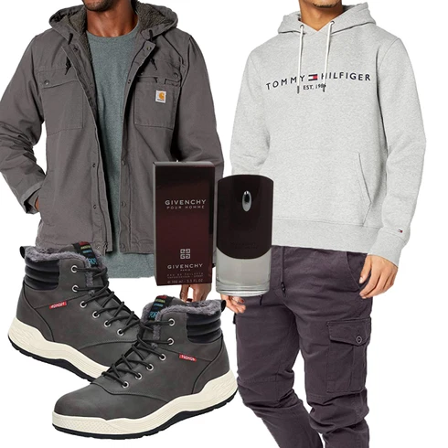 spitze Schwarz/Hellgrau/Dunkelgrau/Grau Schuh Wasserdichter Stiefel/Wasserdichter OutdoorSchuh/Wasserfester Schuh/Herren LederSchuhe/Winter Sneaker Dannto kombinieren