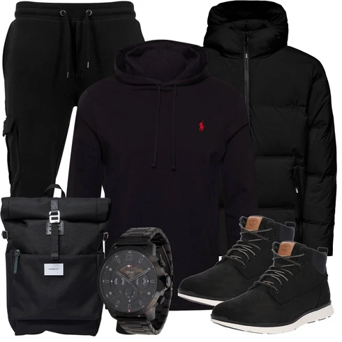 spitze Schwarz Winter Stiefelette/Klassischer Stiefel/Winterschuh/Gefütterte Stiefelette/Schnürschuh/Flache Stiefelette/Wasserfester Schuh/SchnürStiefelette/Winter Sneaker Timberland kombinieren
