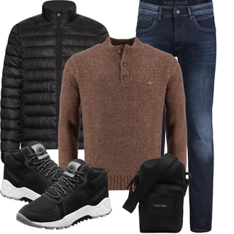 Winter Outfits Vintage mit Jeans MAC "Winter Outfit"Look: Vintage