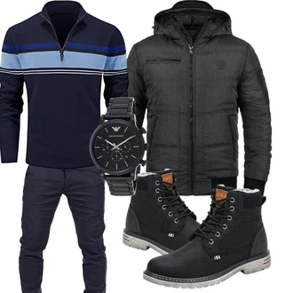 Winter Outfits Golf mit Schwarz Unkategorisiert MAGCOMSEN "Winter Outfit"Look: Freizeit, Golf