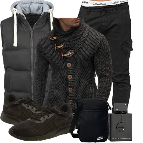 Blau Winter Parka Leif Nelson kombinieren