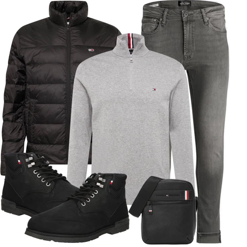 Grau/Hellgrau/Dunkelgrau Lederjacke/Thermojeans/Slim Fit Jeans/Leder Schuhe/Damen 7/8-Länge Jeans/Jeans mit Schlitz/Knöchelstiefel/Cropped Jeans/Tapered-Jeans/Push up Jeans/Winterjacke Jack & Jones kombinieren mit Grau/Hellgrau/Dunkelgrau Lederjacke/Thermojeans/Slim Fit Jeans/Leder Schuhe/Damen 7/8-Länge Jeans/Jeans mit Schlitz/Knöchelstiefel/Cropped Jeans/Tapered-Jeans/Push up Jeans/Winterjacke Jack & Jones
