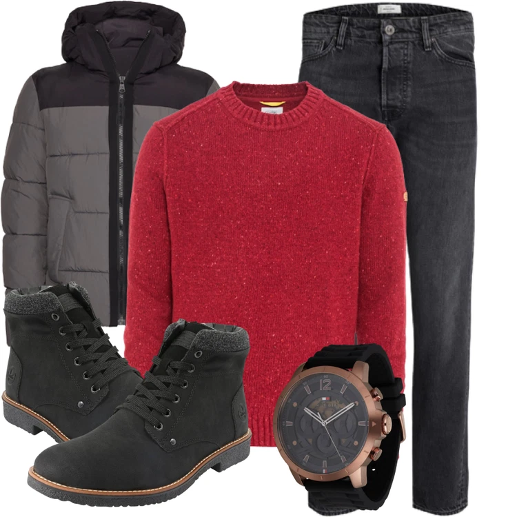 Winterliches Freizeit Outfit