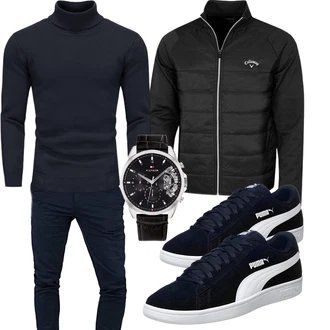 Winter Outfits Golf mit Schwarz Unkategorisiert callaway "Winterliches Freizeit Outfit"Look: Golf