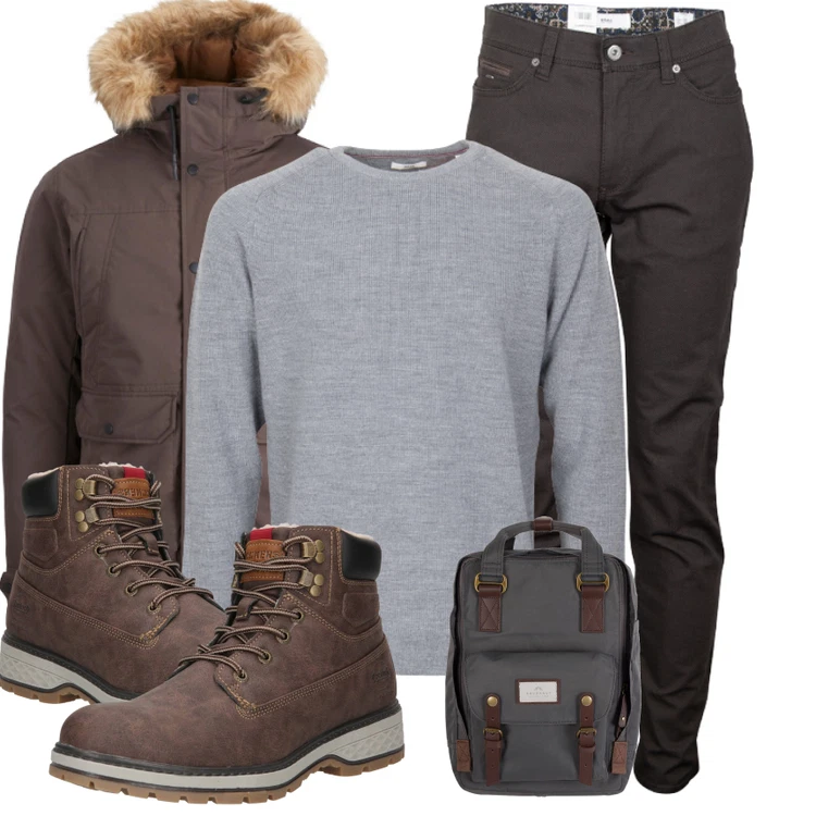 Winterliches Freizeit Outfit