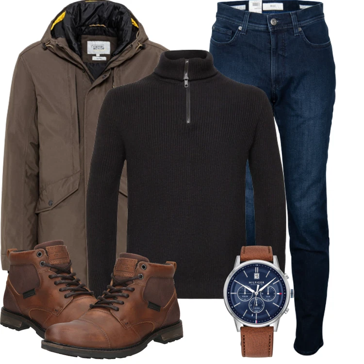Winterliches Freizeit Outfit