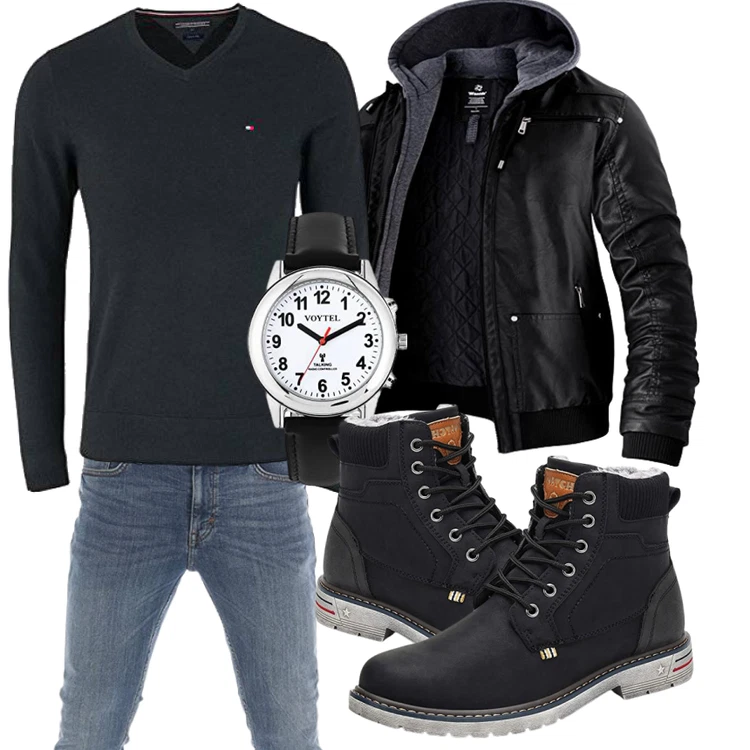 Winterliches Freizeit Outfit