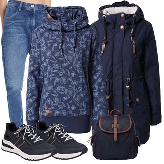 Outfity na zimu s Tmavě modrá/Modrá Boyfriend Džínové kalhoty/Zužující se Džíny/Džíny s Rozparkem/Formální Košile/Dámské Džíny s Délkou 7/8/Girlfriend Džíny/Vintage džíny/Dad Džíny/Mom Jean/High Waist Džínové Kalhoty/Zkrácené Džíny G-Star Raw "Zimní look"