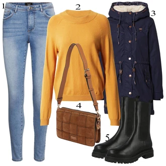 outfit mit Črna Zimska Jakna Ragwear "Zimska oblačila"