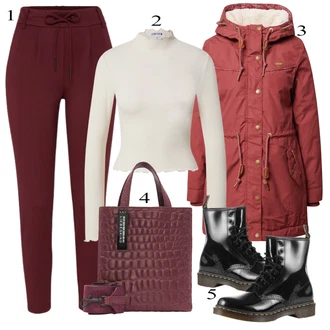 Zimske Outfiti Midi mit Bela/Bež/Khaki/Rjava Majica & Top/Women's Uncategorized Edited "Zimska oblačila"