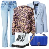 Bílé Dr. Martens Outfity image