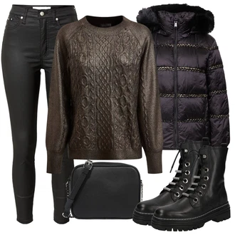 Outfit s Černá Gabor "Zimní outfity"
