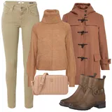 Zelené Tamaris kozačky Outfity image