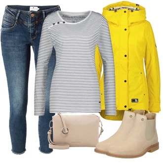 Outfity na zimu s Žlutá Móda Pro Plnoštíhlou Kabát Alife and Kickin, Móda Pro Plnoštíhlou Tričko & Top Móda Pro Plnoštíhlé/Dlouhá tylová sukně/Top & košilka/Košile/Dlouhé Šaty/Pruhovaný Svetr/Dlouhý Zimní Kabát Alife and Kickin "Zimní outfity"