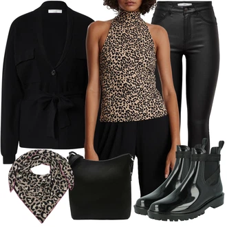 Outfity na zimu s Šátek Zwillingsherz "Zimní outfity"