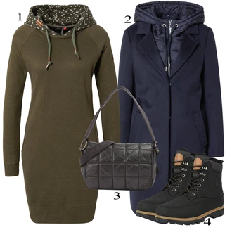 outfit mit Obleka Ragwear "Zimska oblačila"