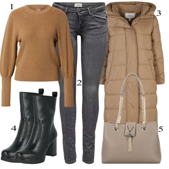 Zimske Outfiti mit Pletene velika velikost boss black "Zimska oblačila"