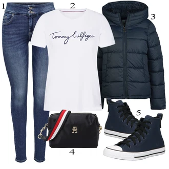 outfit mit Barbour "Zimska oblačila"