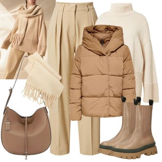 Outfit s Hnědá Marc O'Polo "Zimní outfity"