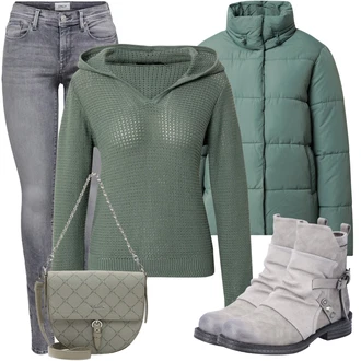 Outfit sa Tom Tailor Denim "Zimski look"