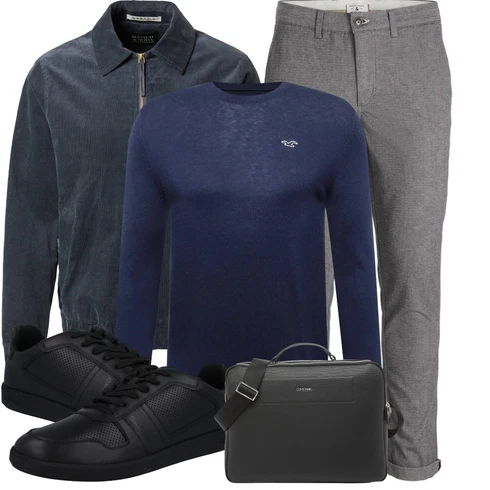 Elegant Grau/Hellgrau/Dunkelgrau/Khaki Slim Hose/Leggings Cord Legging/Musselin Hose/Funktionshose/Skinny Hose/Jeggings/Twill Hose/Bügelfaltenhose Jack & Jones kombinierenLook: Outdoor, Smart Casual, Old Money, Casual, Unisex, Moderne, Coole, Elegant