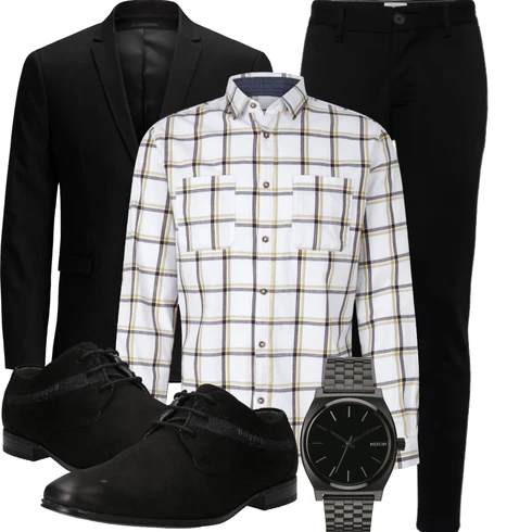 Elegant Schwarz Slim Hose/FunktionsHose/Jogger Hose/7/8 Hose/SportHose/Skinny Hose/TrainingsHose/StretchHose Only & Sons kombinierenLook: Uni, Outdoor, Coole, Smart Casual, Elegant, Casual, Schlichte, Unisex, Old Money, Moderne, Büro