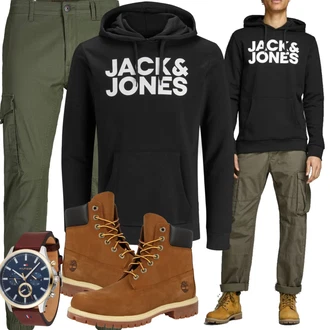Gefütterte Leder Outfit mit Rot/Orange/Braun Klassischer Stiefel/SchnürStiefelette/Wasserdichter Stiefel Timberland "Cool für die Freizeit"