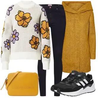 Outfit sa Narandžasta/Tamnocrvena/Crvena/Smeđa Kožna Jakna/Push-up Traperice/High Waist Traperice/Muška Kožna Jakna/Traperica Niskog Struka/Traperica Niskog Struka/Traperice Slim Kroja/Kožne Cipele/Trenerke Traperice/Bikerske Traperice Only "Cool outfit za svaki dan"