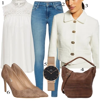 outfit "Pokrivalo za pomlad"