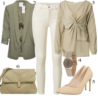 Zimske Outfiti mit Bež/Bela/Khaki Kavbojke Usnjena Jakna/Motoristične Kavbojke/Kavbojke z Razporkom/Kavbojka z Nizkim Pasom/Kavbojka z Nizkim Pasom/Push up Kavbojke/Ozke Kavbojke/Usnjene Čevlje/Termodžinsi Only "Zimska oblačila"