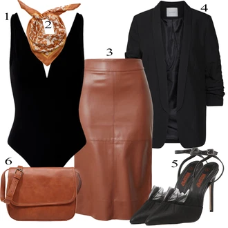 outfit mit Krilo za matično pisarno/Krilo za poročnega gosta/Krilo za zavezovanje/Krilo do kolena/Krilo uniseks Dorothy Perkins "Pokrivalo za pomlad"