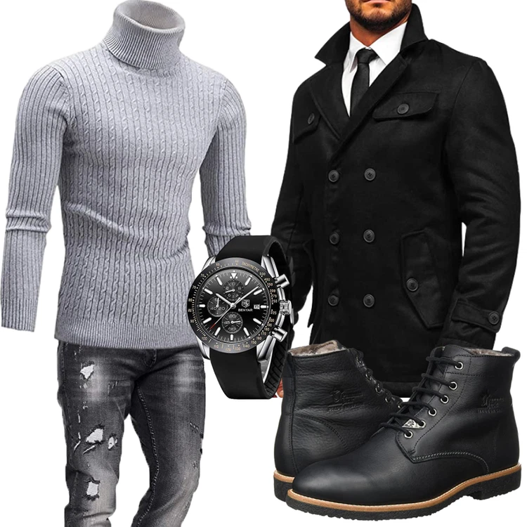 Elegantes Winter Outfit